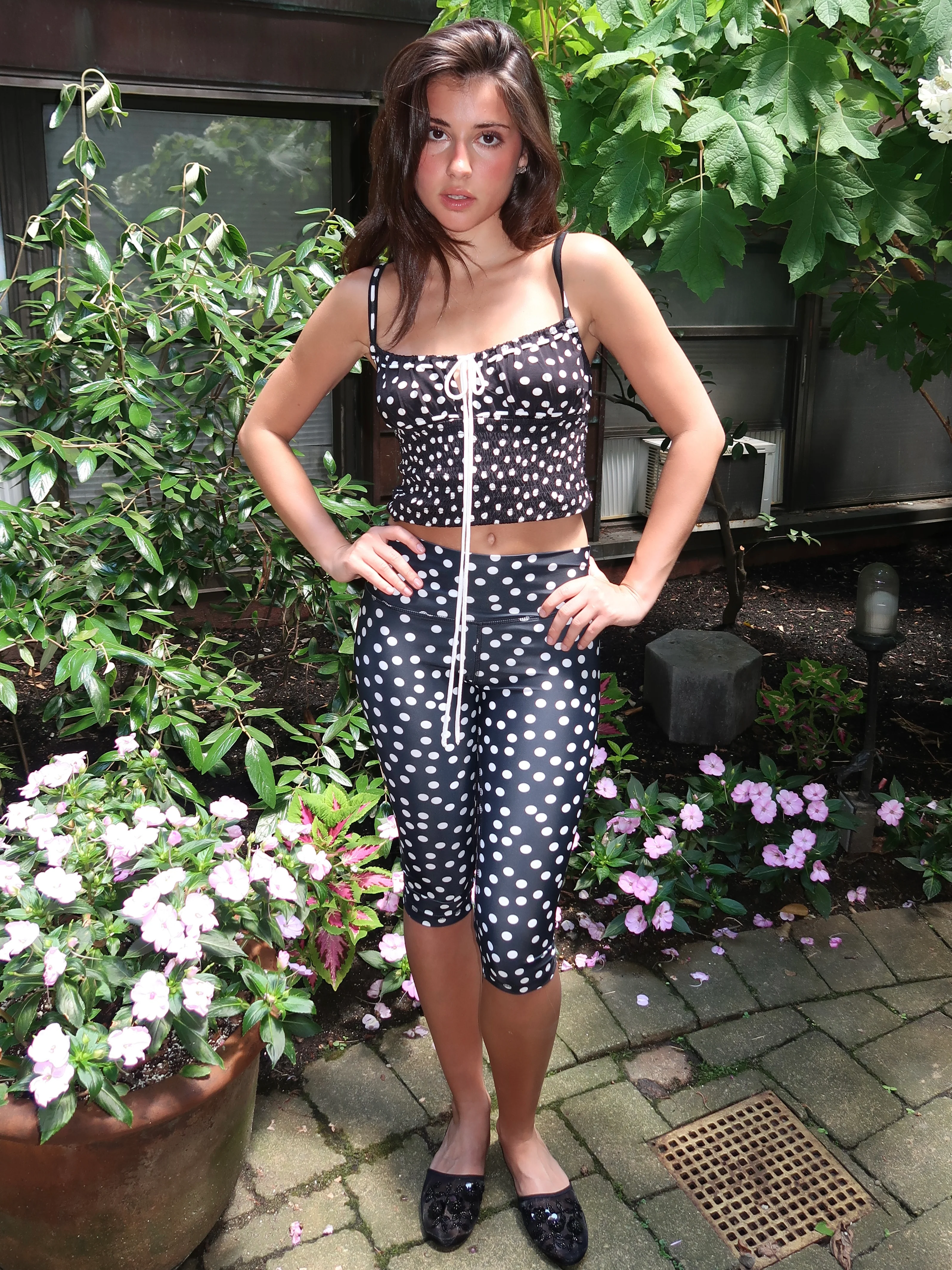 Capri Polka in Black