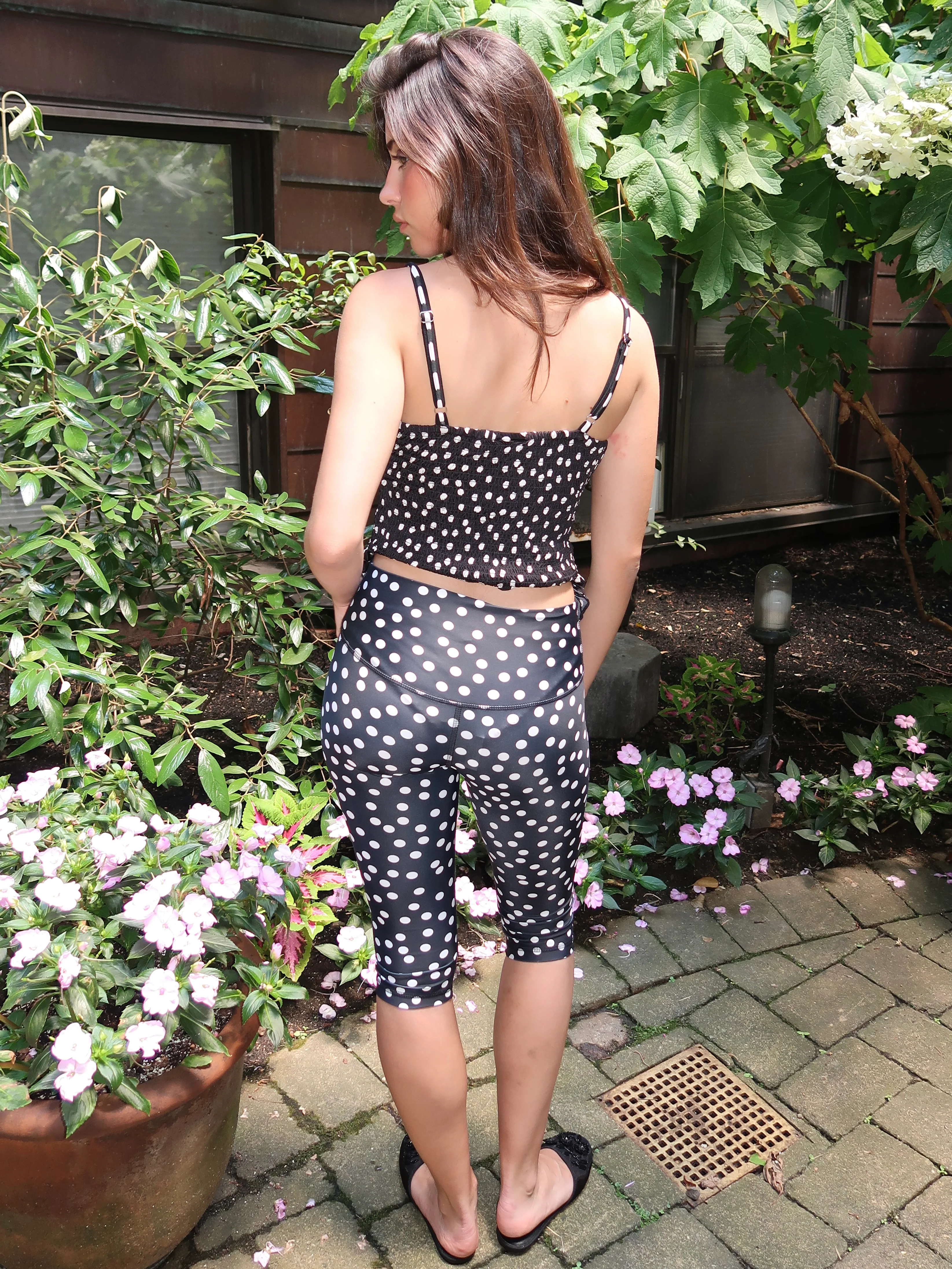 Capri Polka in Black - Image 3