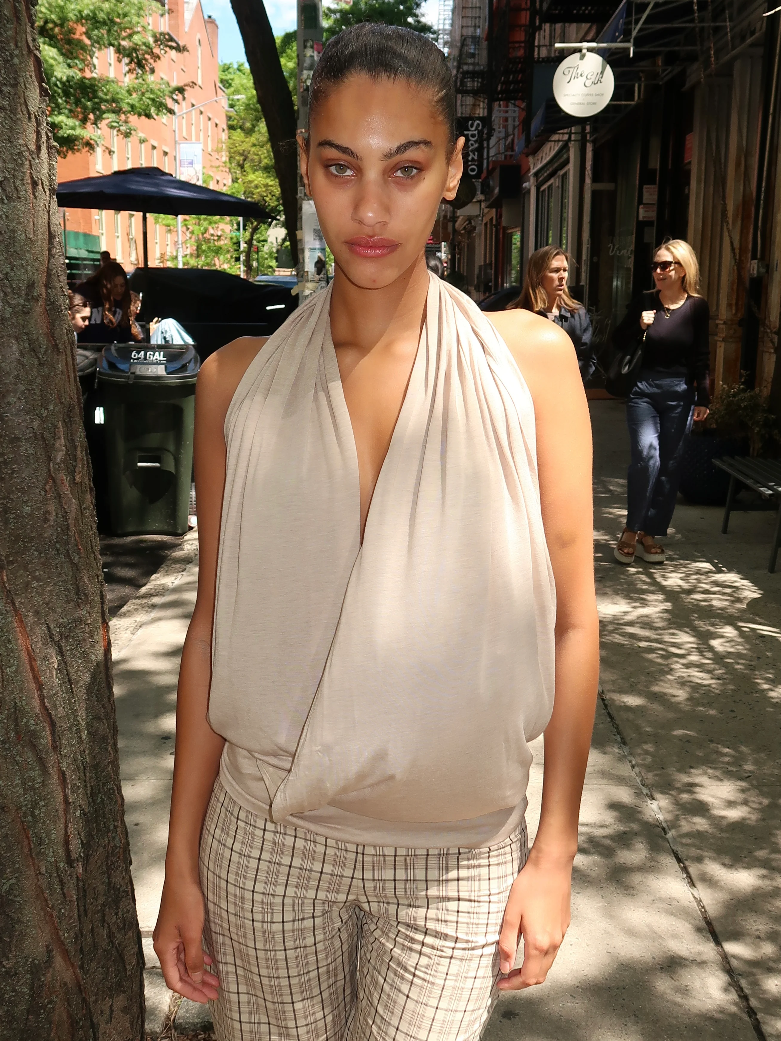 Cleo Top in Beige - Image 3