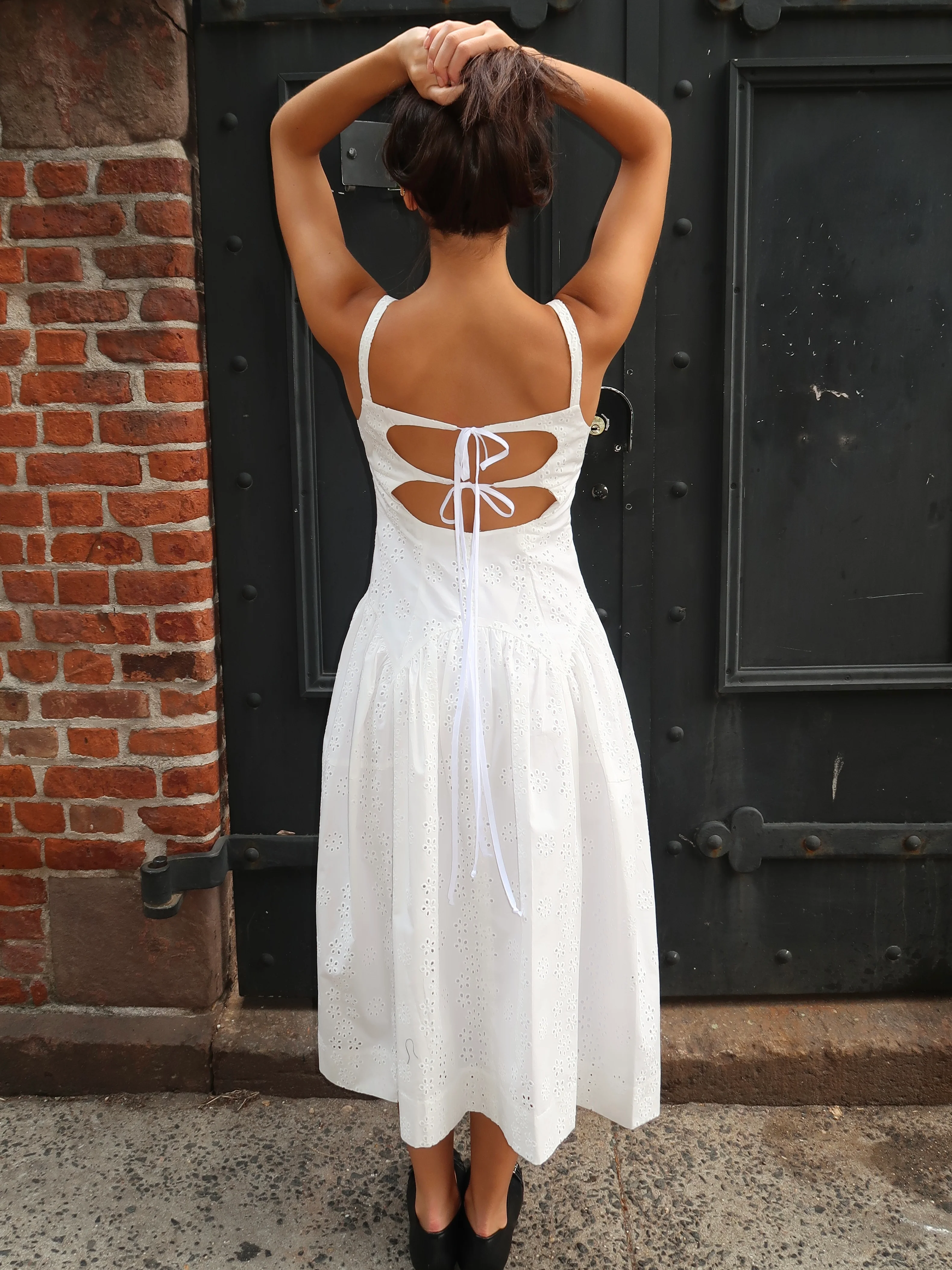 Cricket Dress in White - Image 2