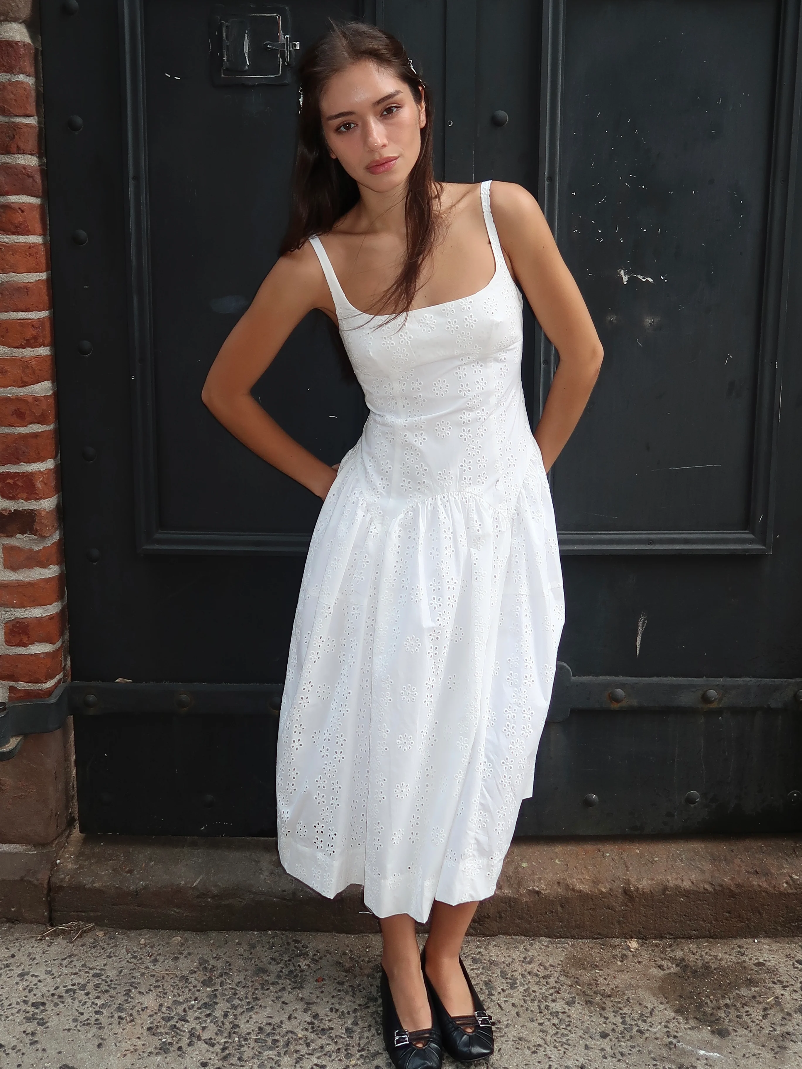 Cricket Dress in White - Image 3
