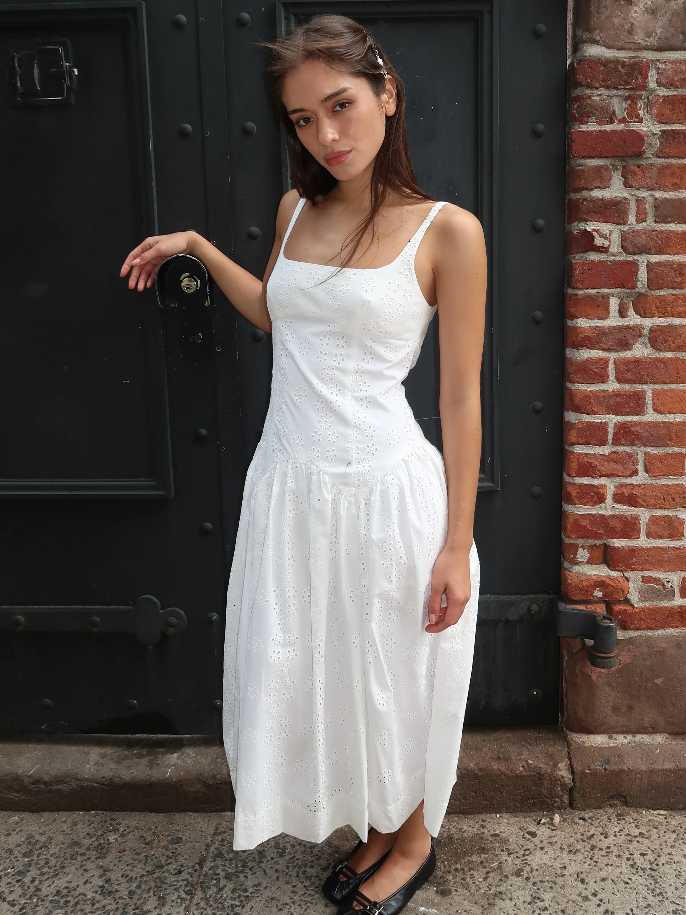 Cricket Dress in White - Image 4