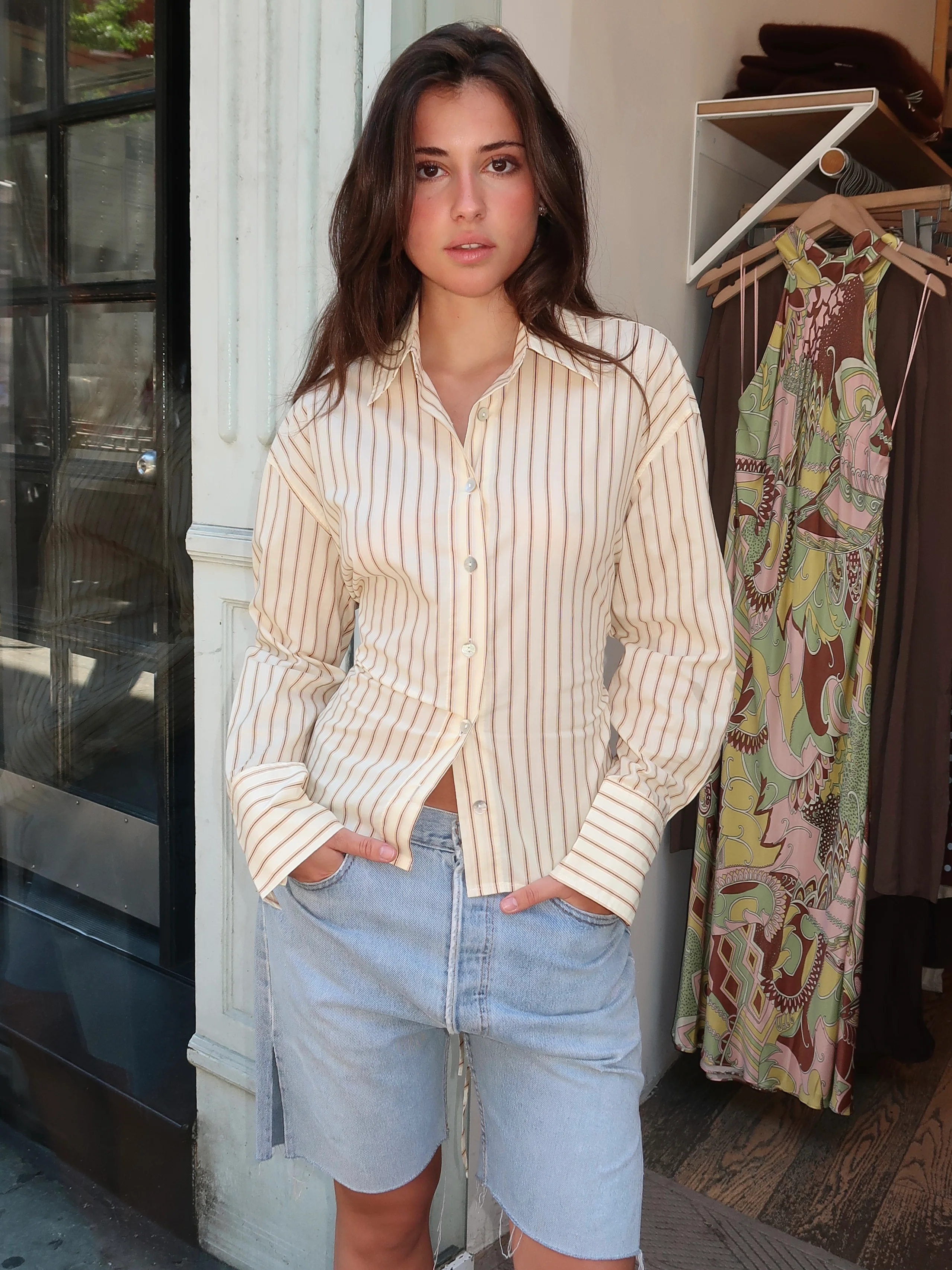 Daria Shirt in Vanilla - Image 2