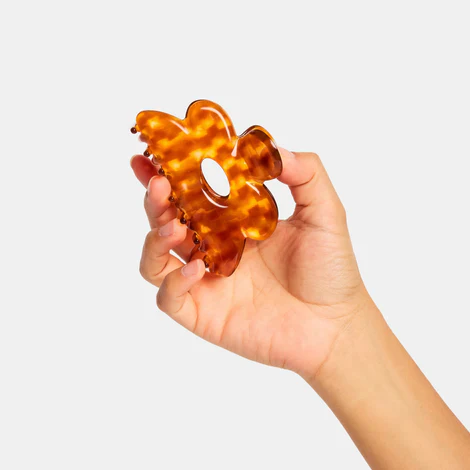 Flower Claw in Honey Check - Image 2