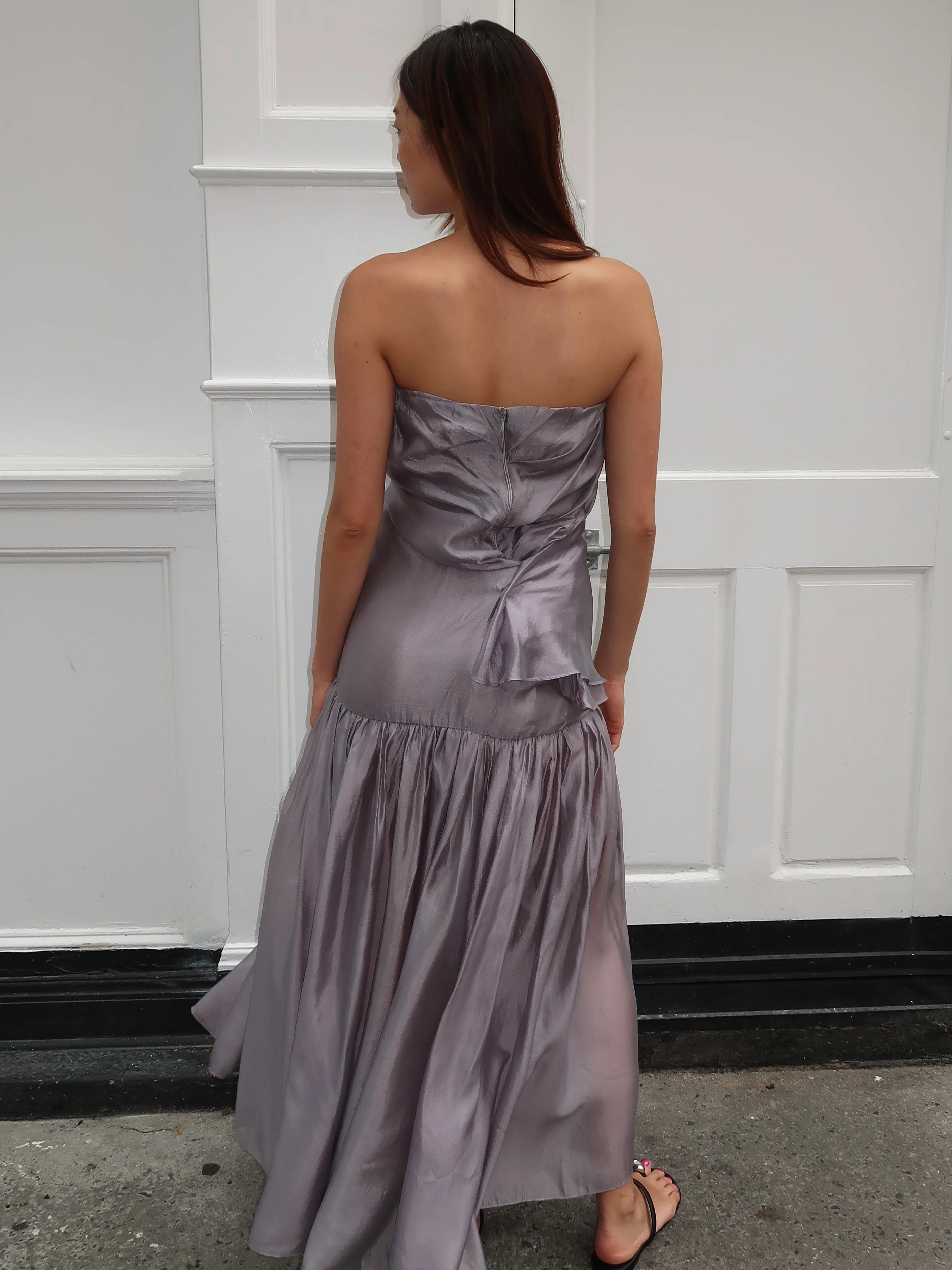 Gillian Gown in Oyster - Image 3