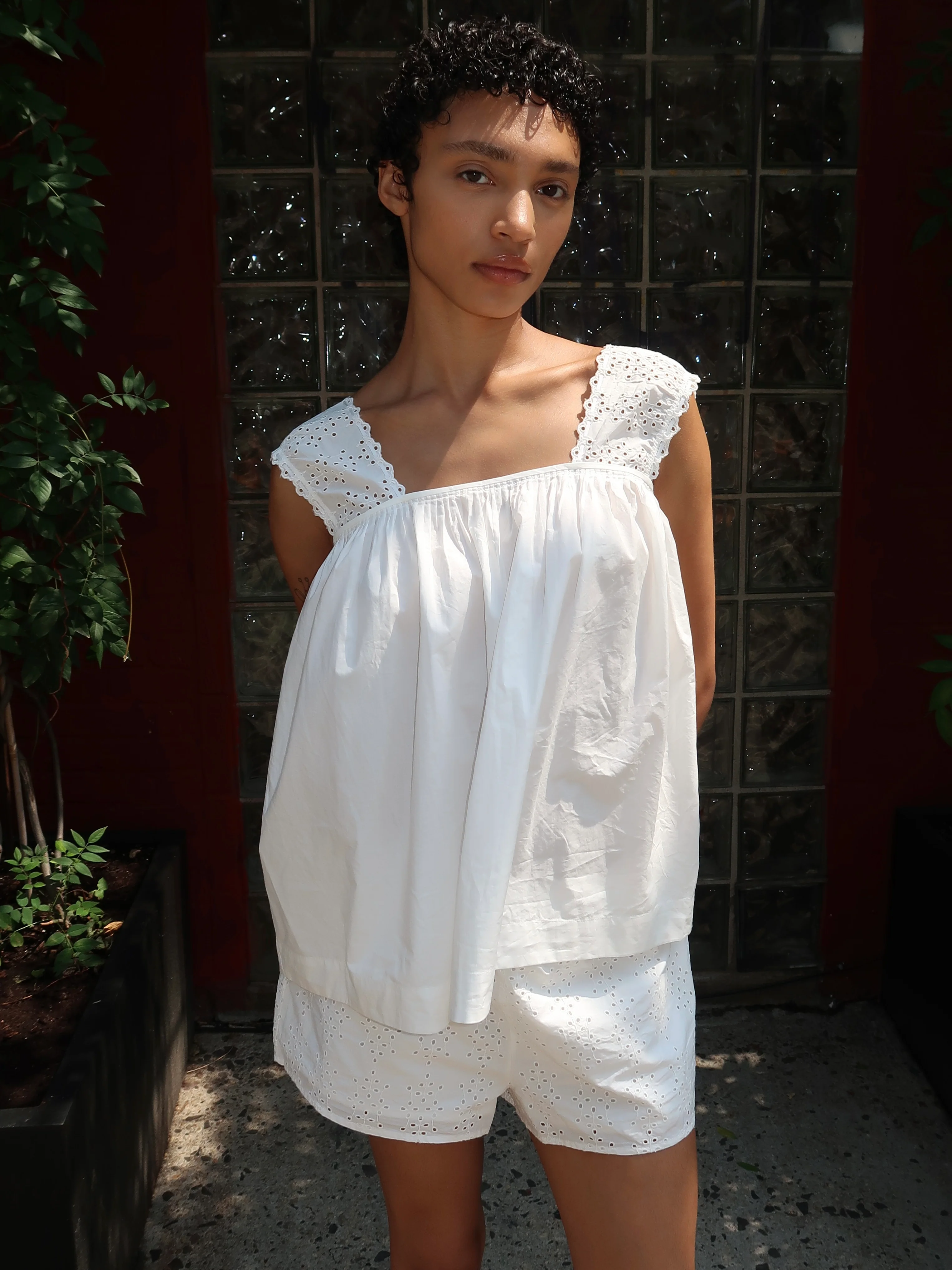Harriet Top in Vintage White - Image 4