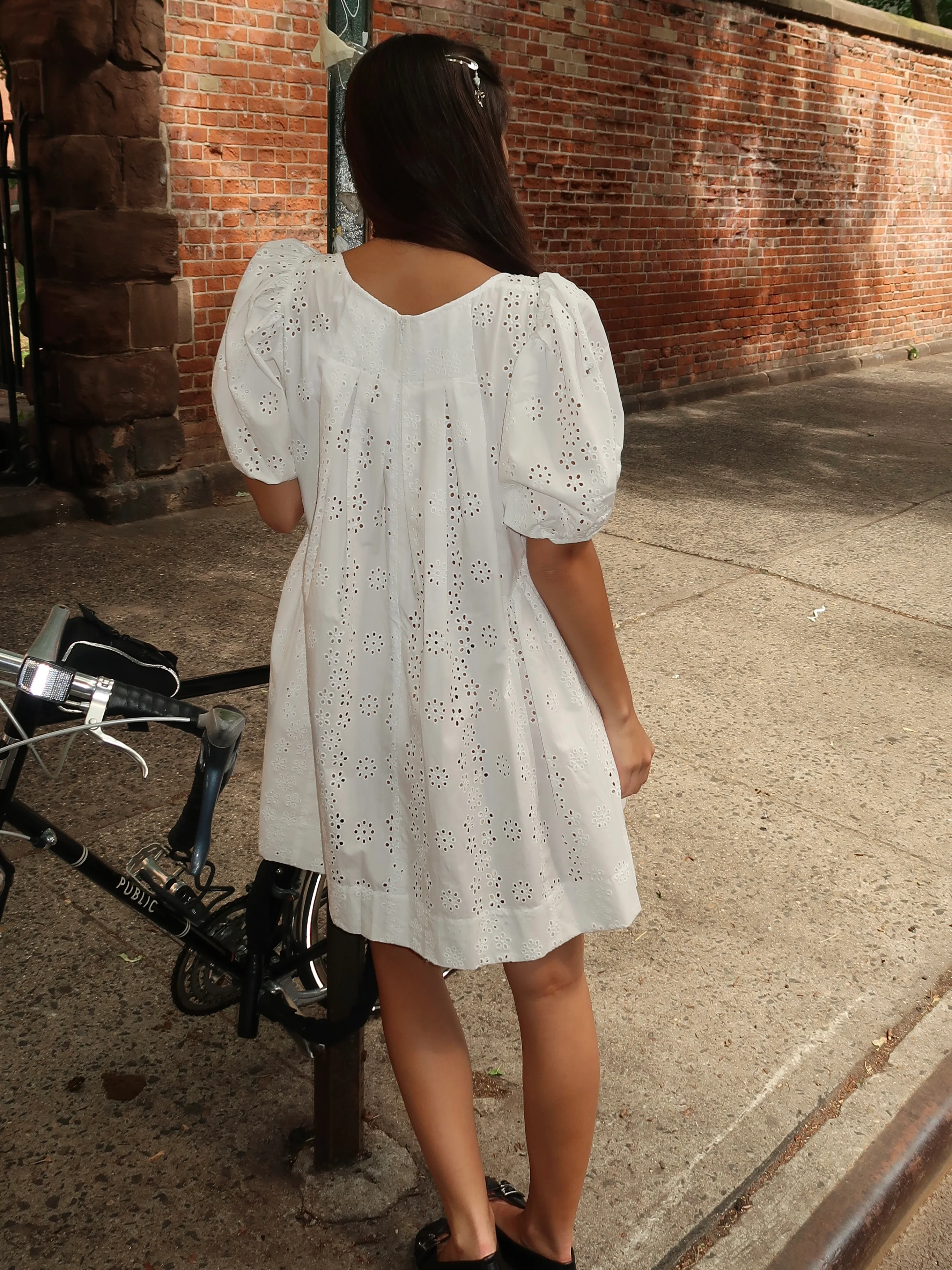 Hugo Dress in White - Image 3