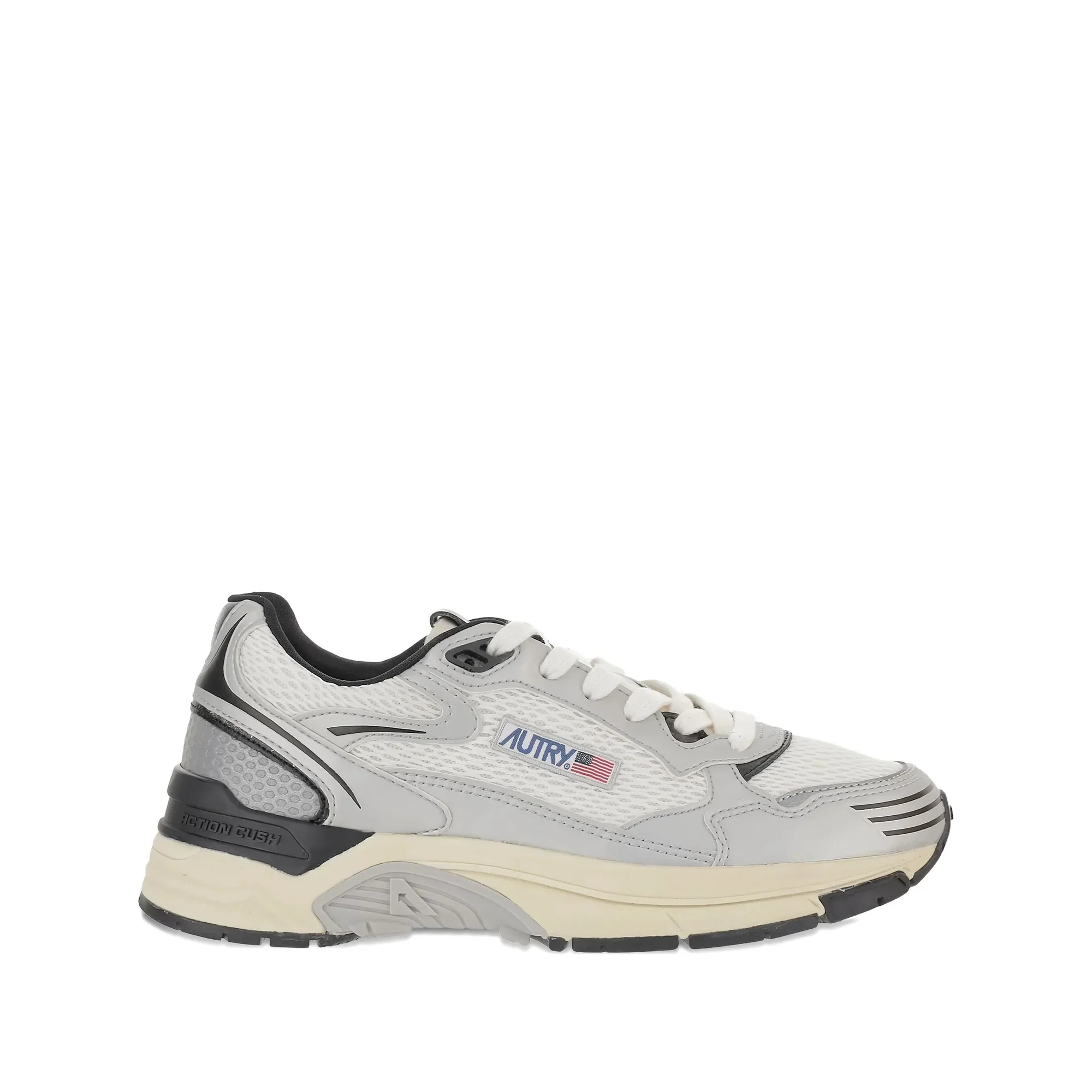Hyperway Low in Mesh/Mir Silver/Black