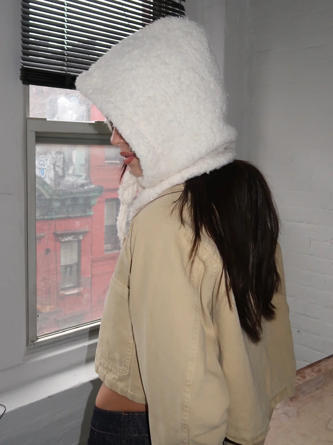 Isalis Balaclava Hood in Snow - Image 3