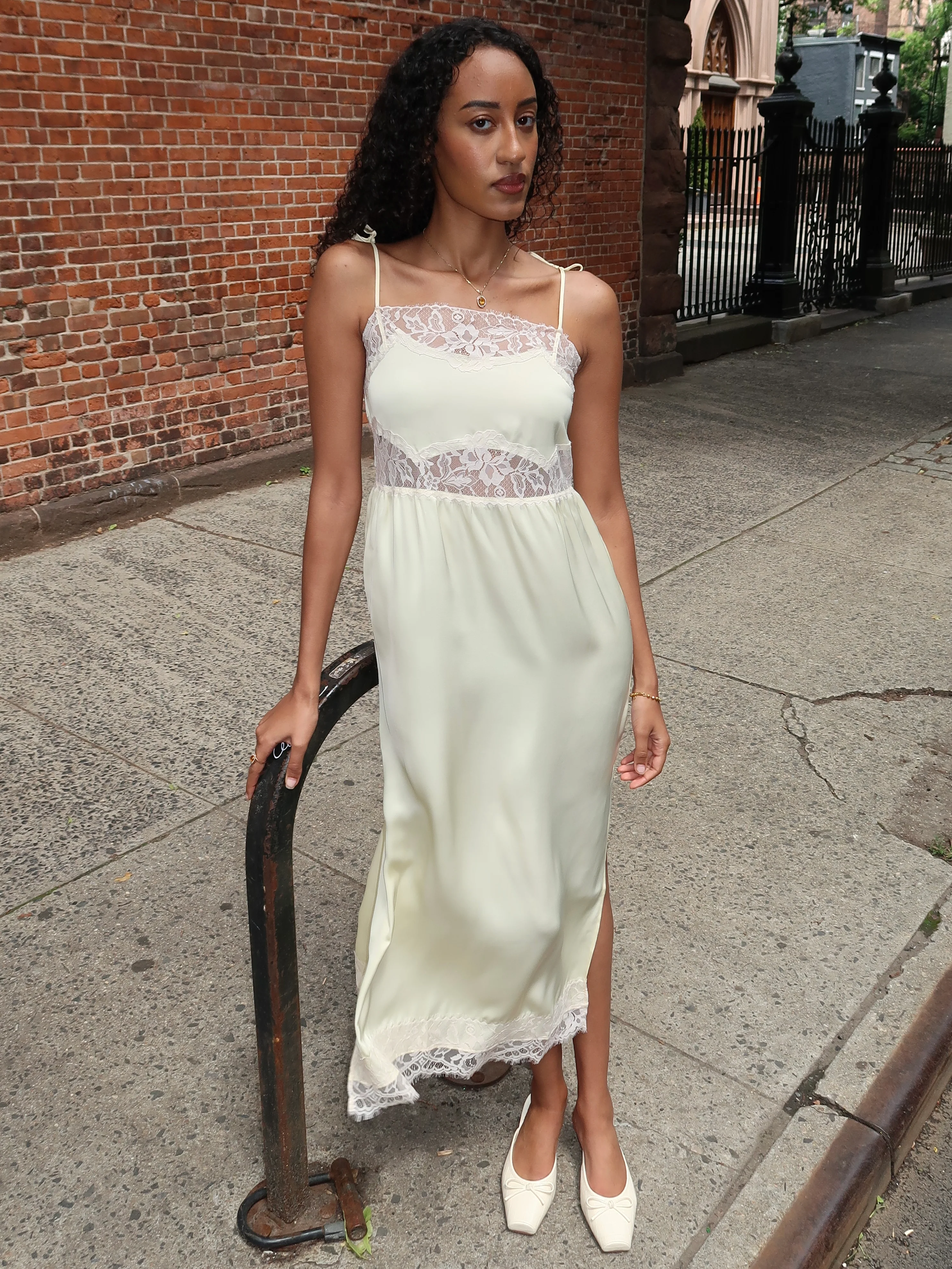 Morris Midi Dress in Lucia Lace - Image 2