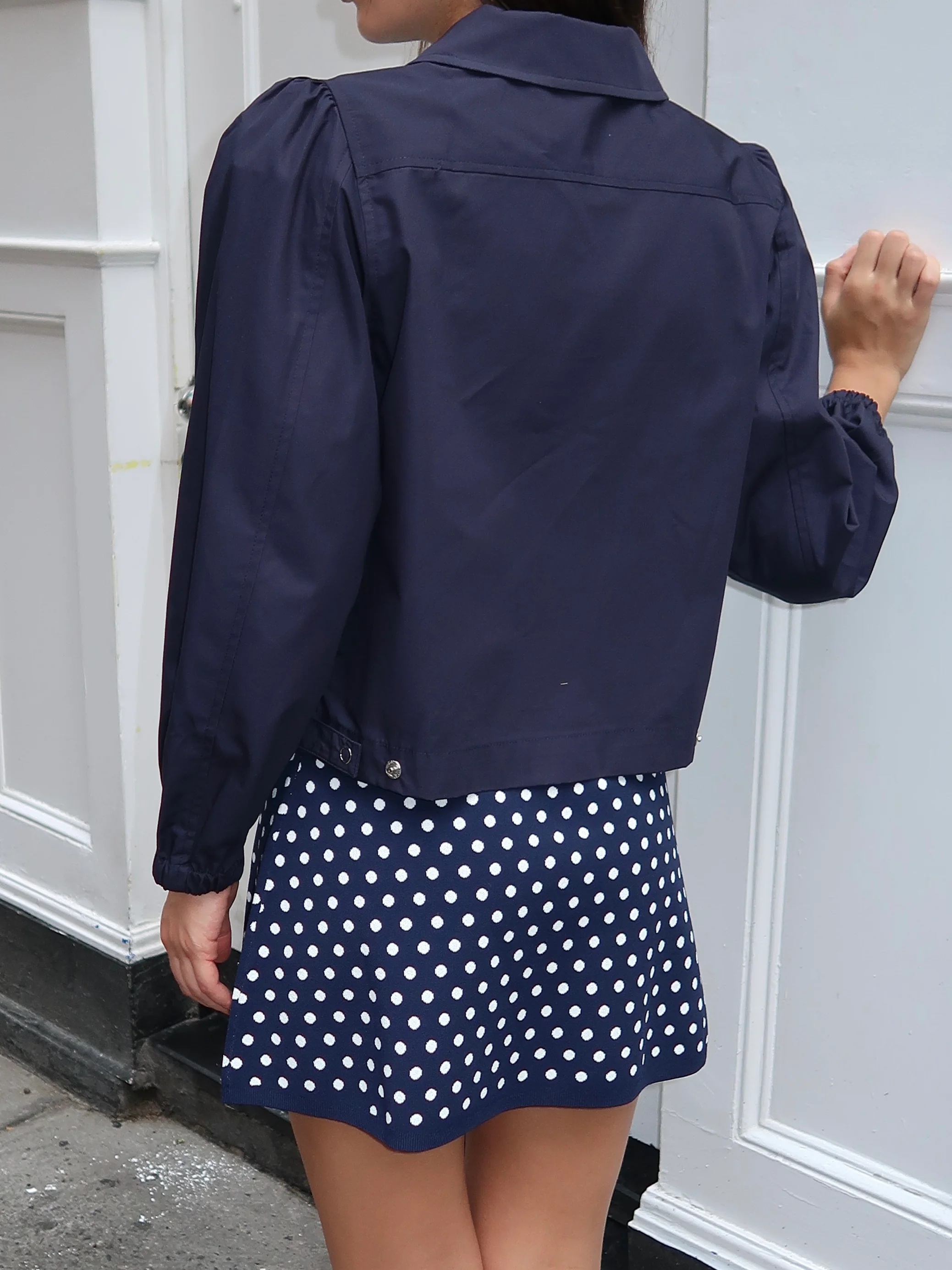 Necco Jacket in Navy - Image 3
