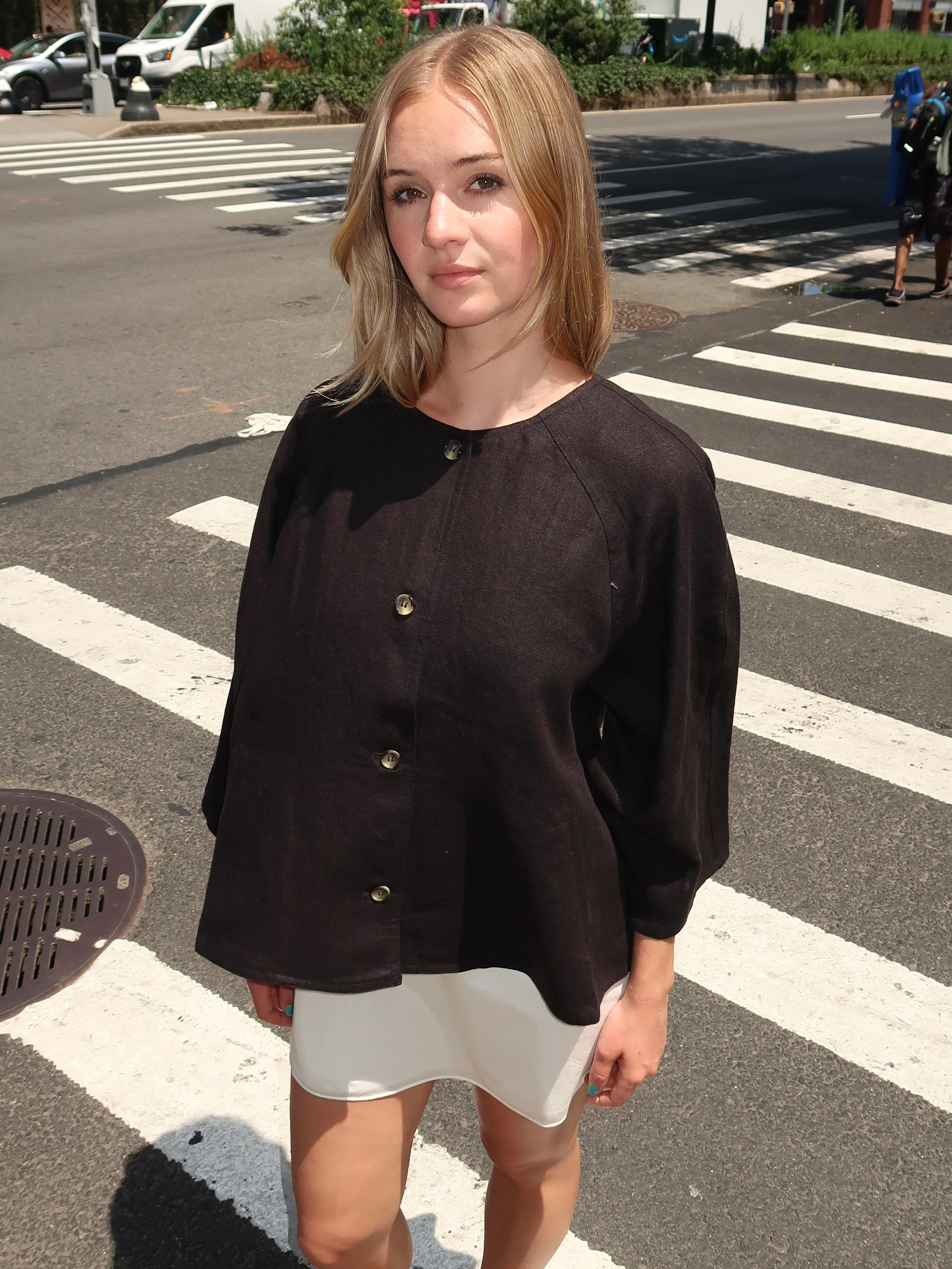 Olivia Blouse in Black - Image 3