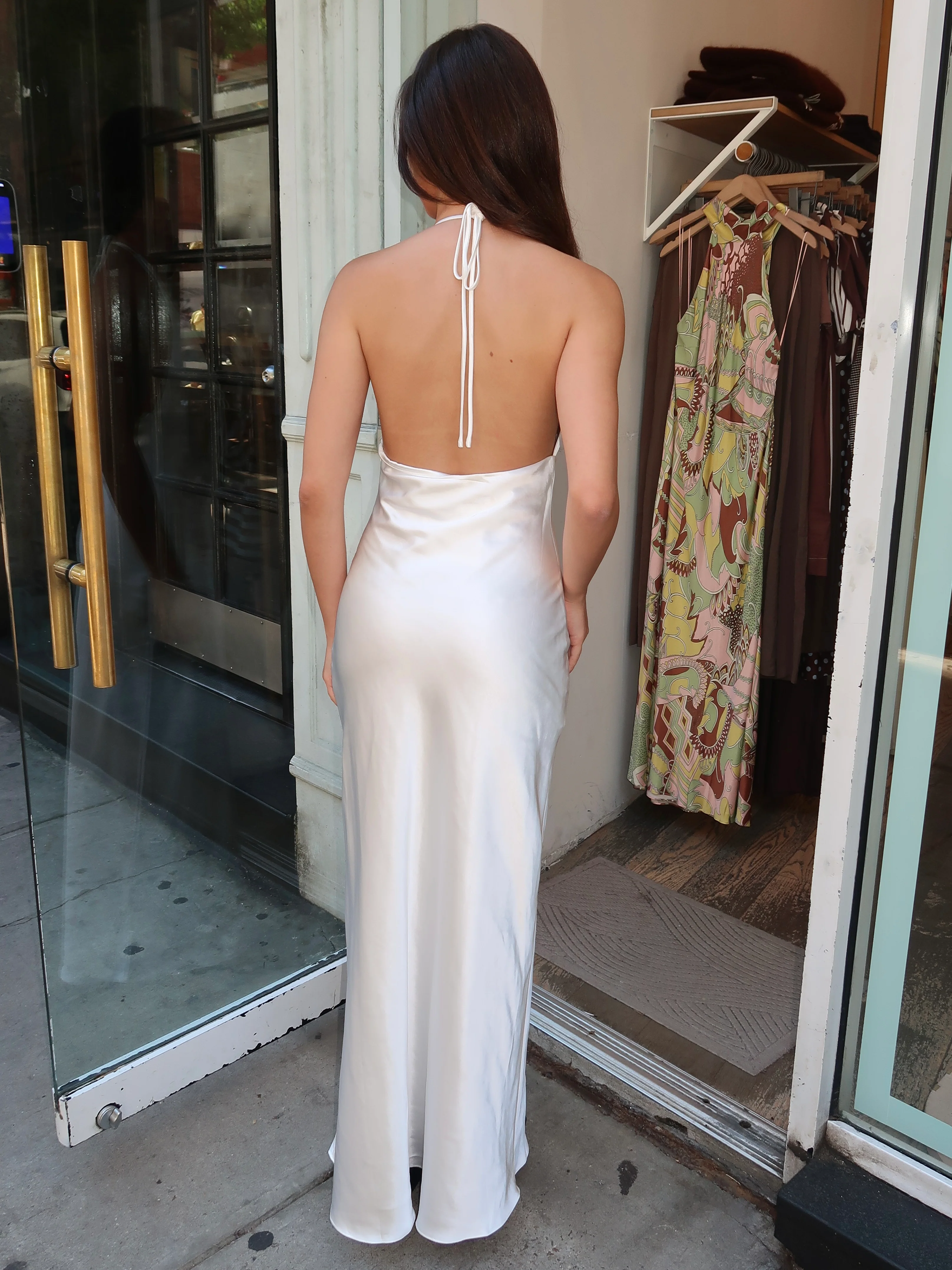 Otis Dress in White - Image 3