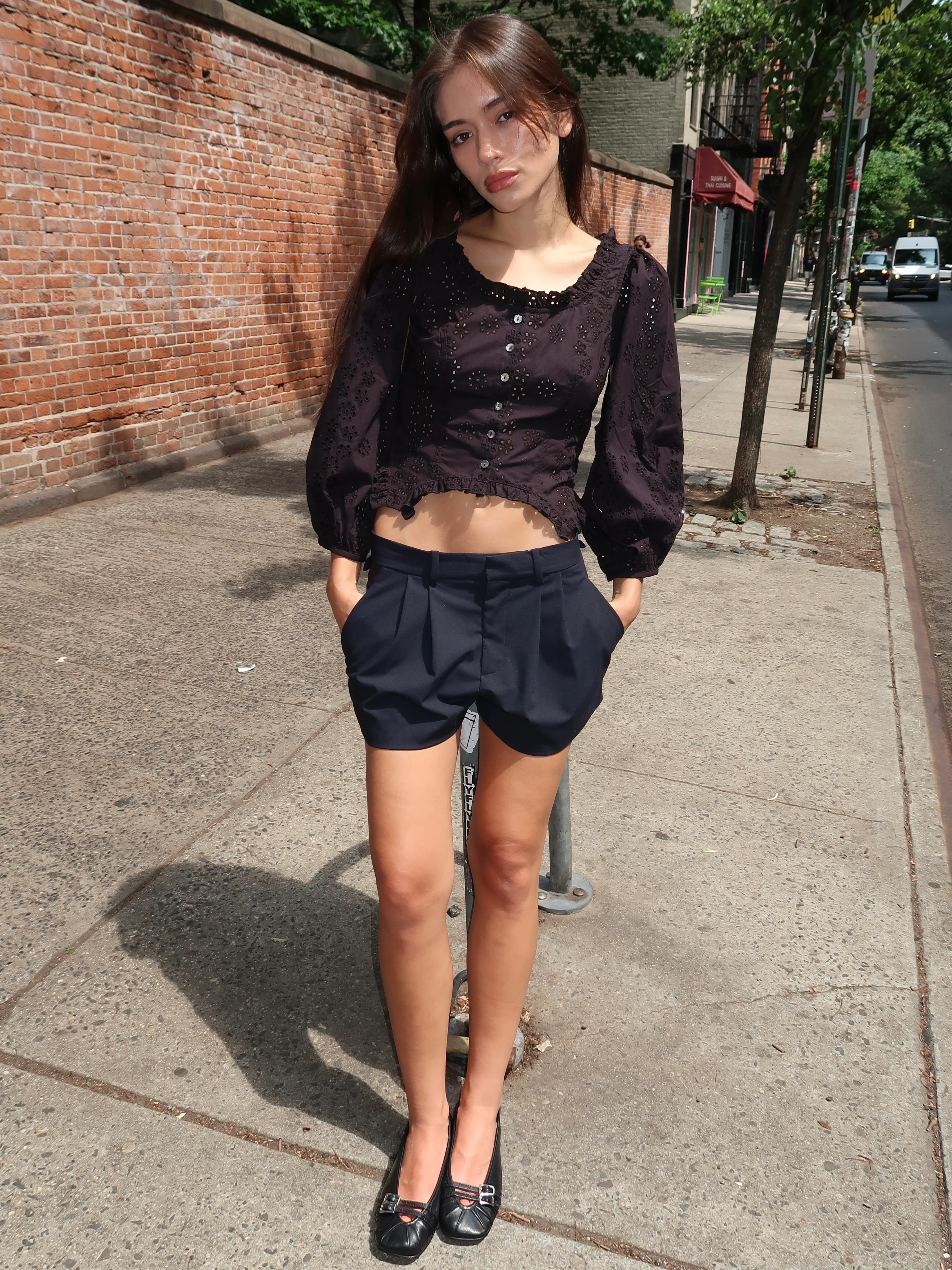 Sago Shorts in Navy - Image 4