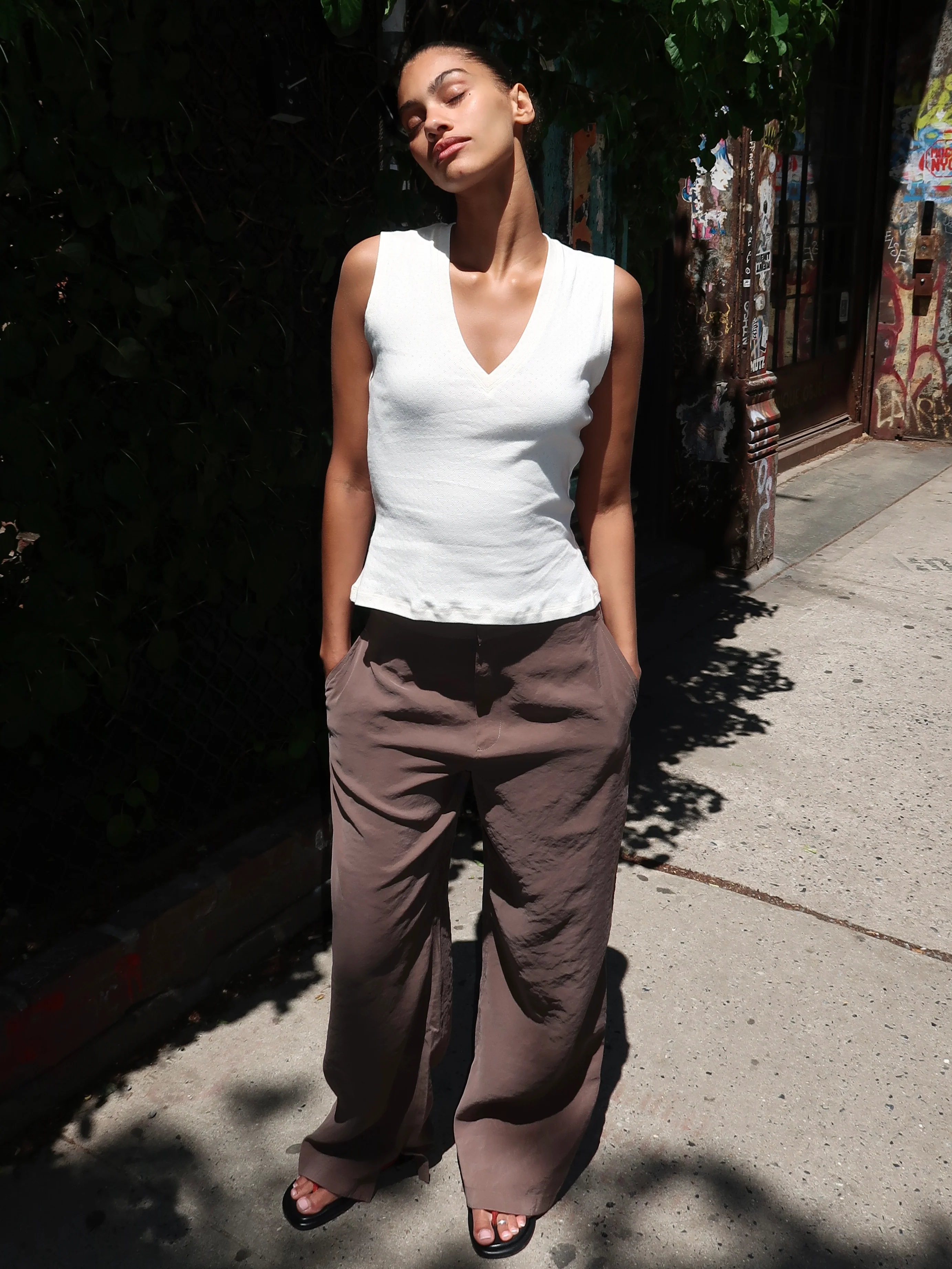 Summer Pant in Brown - Image 4