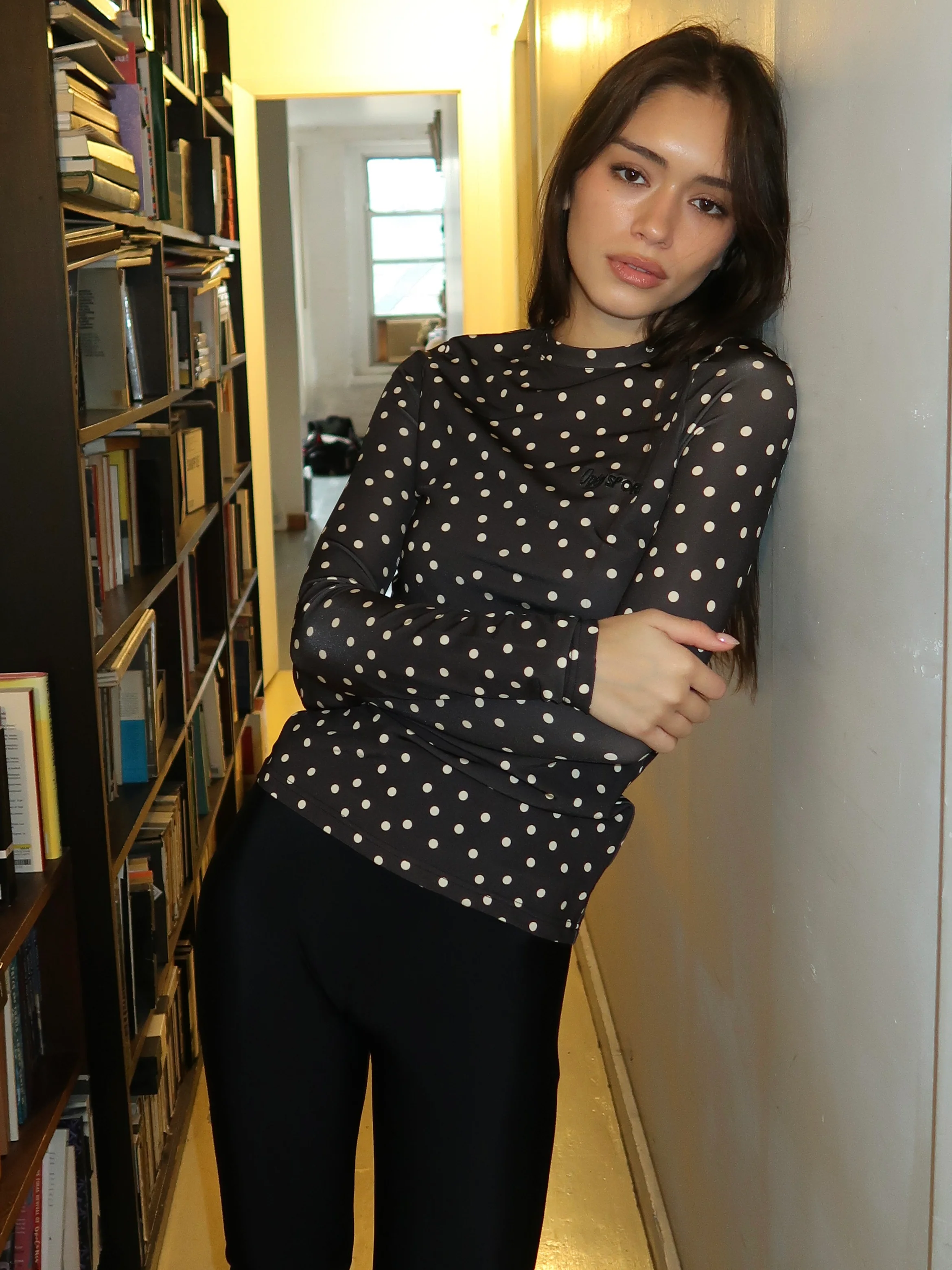 Suni Top in White Dots - Image 2